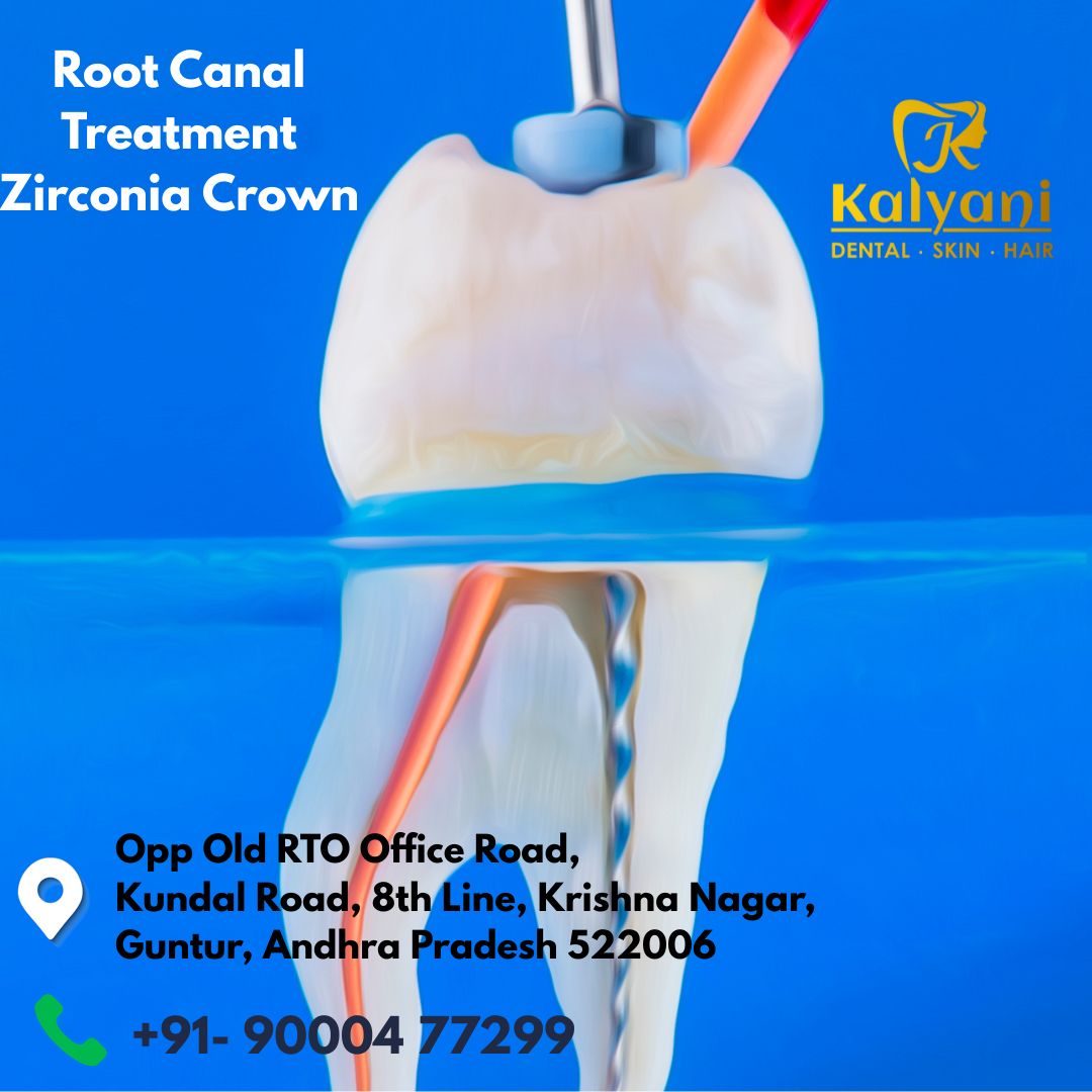 Root Canal Treatment Zirconia Crown 